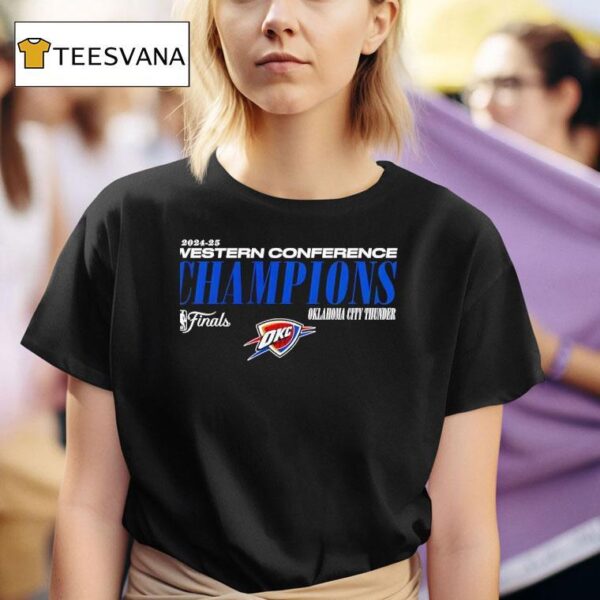 Western Conference Champions Oklahoma City Thunder Okc T Shirt