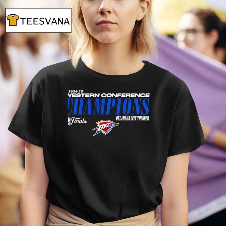 Western Conference Champions Oklahoma City Thunder Okc T Shirt