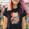 A Cat With A Cup Of Coffee T Shirt