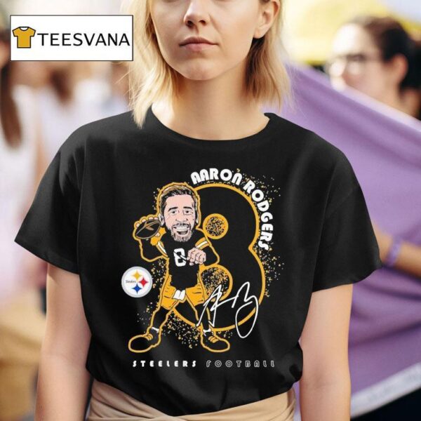 Aaron Rodgers Pittsburgh Slers Sl City Signature Caricature T Shirt