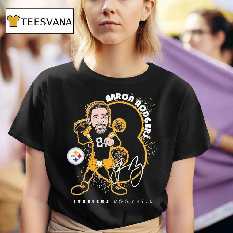 Aaron Rodgers Pittsburgh Slers Sl City Signature Caricature T Shirt