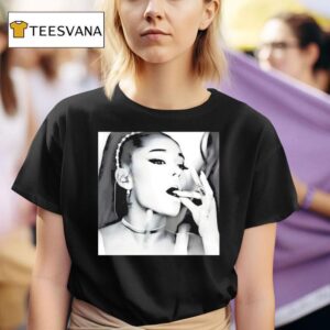 Ariana Grande Glamorous Black And White T Shirt