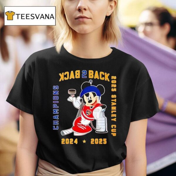 Back To Back Champions Stanley Cup Mickey T Shirt