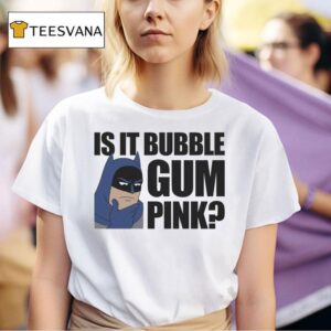 Batman Is It Bubble Gum Pink T Shirt