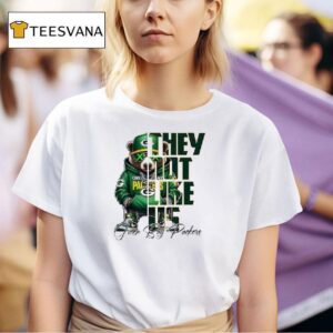 Bear Green Bay Packer They Not Like Us T Shirt