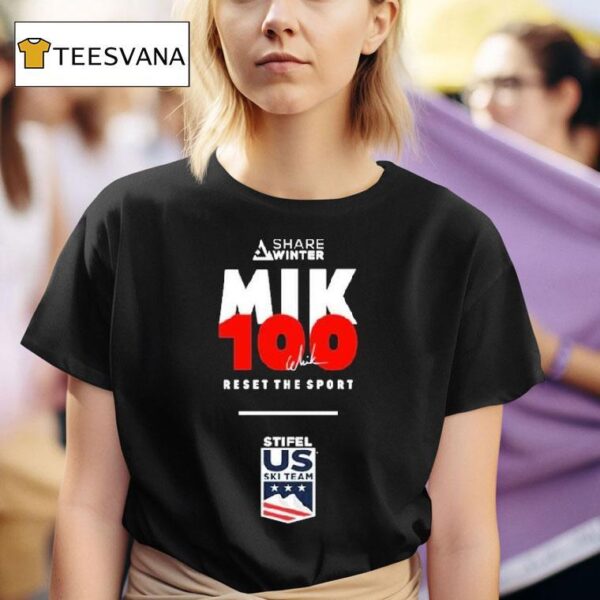 Billie Jean King Share Winter Mik Reset The Sport Stifel Us Ski Team T Shirt
