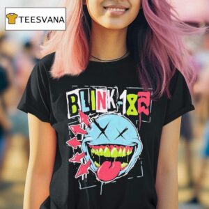 Blink Green Th Smile Logo T Shirt
