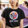 Brooklyn Nets X New York Mets X Buffalo Bills Team Logo T Shirt