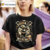 Cat Drink Like A Witch T Shirt