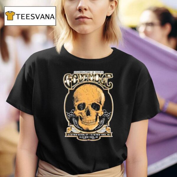 Celebrating Years Gov T Mule S New Haven C T Shirt