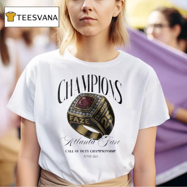 Champions Atlanta Faze Call Of Duty Championship June T Shirt