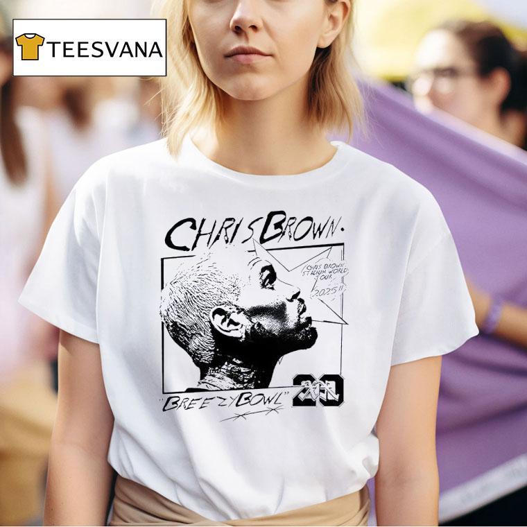 Chris Brown Breezy Bowl World Tour T Shirt