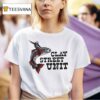 Clay Street Unit Fish Cowboy Trucker T Shirt