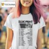 Colde Blueprint World Tour T Shirt