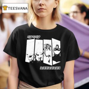 Dandadan Dark Gray Collage T Shirt