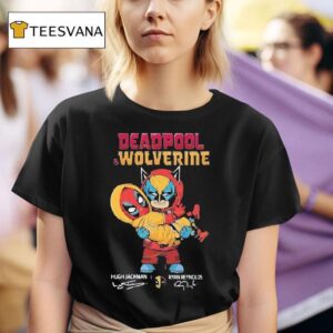 Deadpool And Wolverine Ryan Reynolds X Hugh Jackman Signature T Shirt