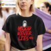 Dexter Blood Never Lies T Shirt