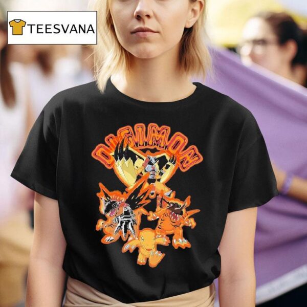 Dim Mak X Digimon Agumon Evolution T Shirt