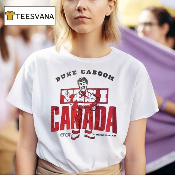 Duke Caboom Yusi Canada Epcot World Showcase T Shirt