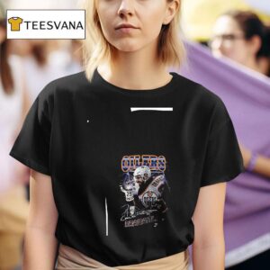 Edmonton Oilers Leon Draisaitl Player Graphic Vintage T Shirt