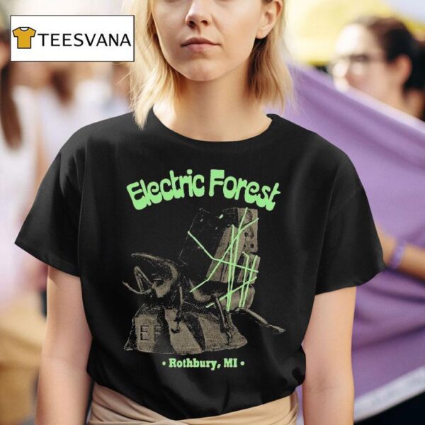 Electric Forest Rothbury Mi Beetle Box T Shirt