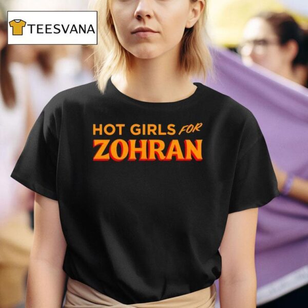 Emily Ratajkowski Wearing Hot Girls For Zohran T Shirt