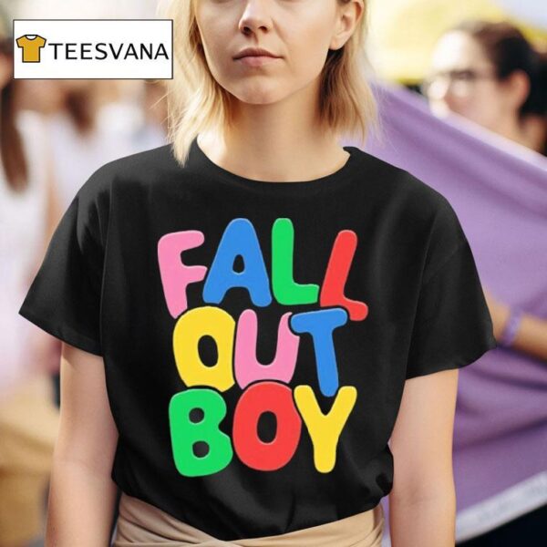 Fall Out Boy Bubble Logo T Shirt
