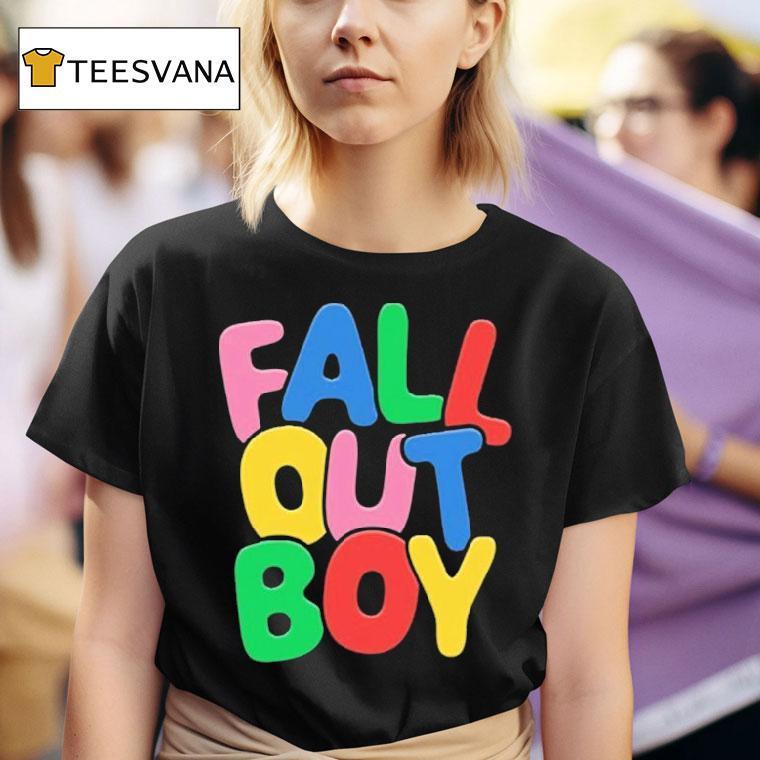 Fall Out Boy Bubble Logo T Shirt