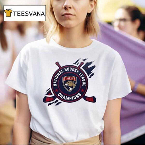 Florida Panthers National Hockey League Stanley Cup Champions T Shirt