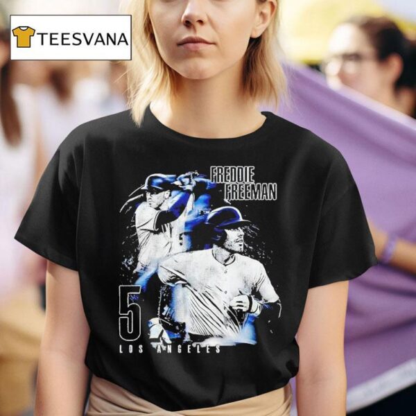 Freddie Freeman Los Angeles Dodgers D Grunge T Shirt