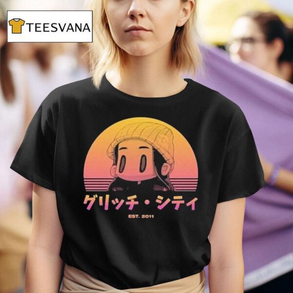 Glitchxcity Sunset Est T Shirt