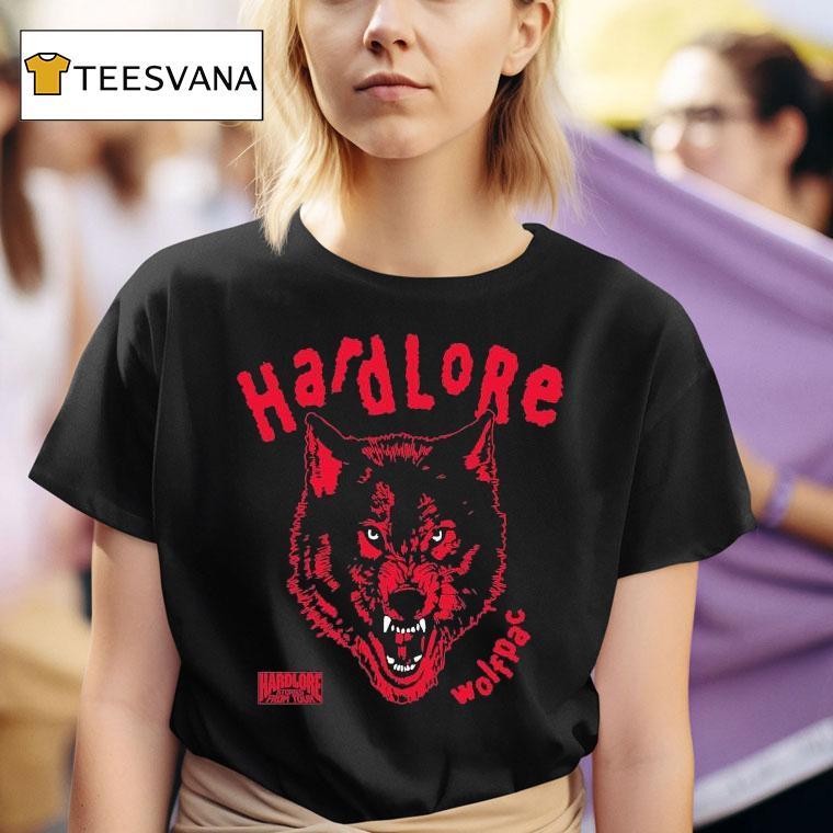 Hardlore Wolfpac From Tour T Shirt