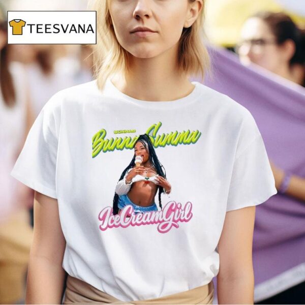 Honeybun Secrets Bunnab Bunna Summa Ice Cream Girl T Shirt
