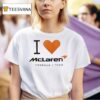 I Love Mclaren Formula Team T Shirt