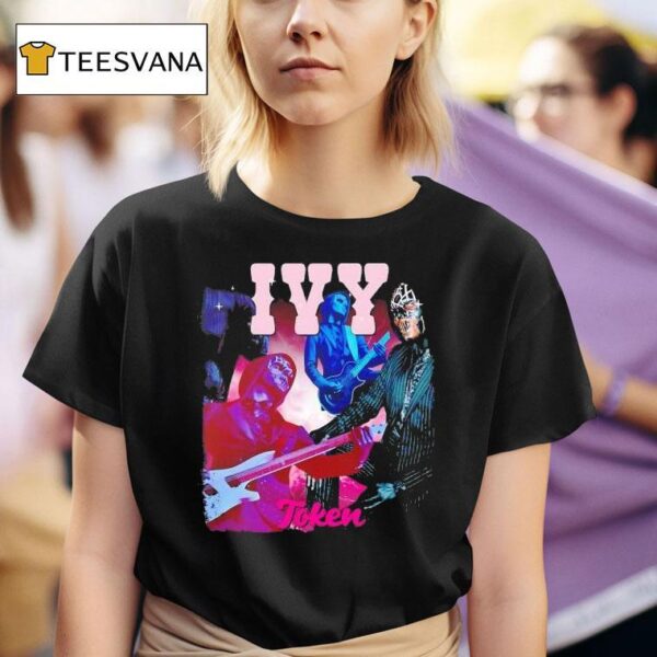 Ivy Token Playing Guitar Graphic T Shirt