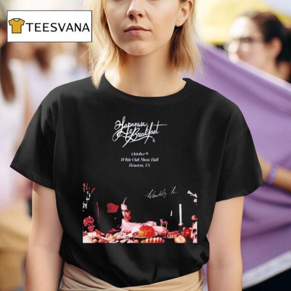 Japanese Breakfast Music Show At White Oak Music Hall On October Houston Tx T Shirt