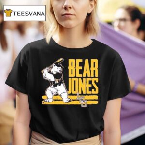 Jared Jones Bear Lsu Tigers T Shirt