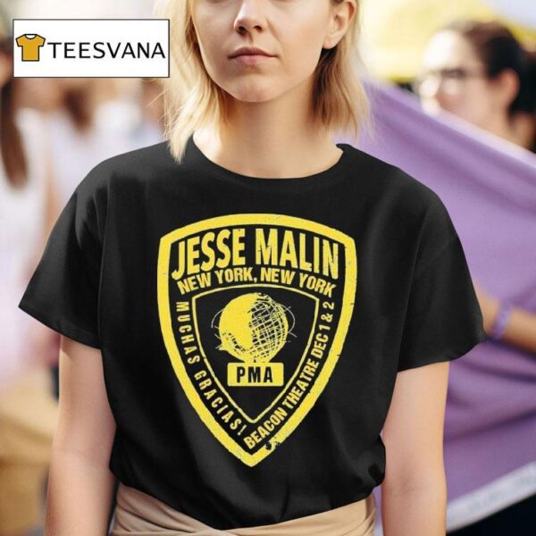 Jesse Malin New York Beacon Theatre Badge Pma T Shirt