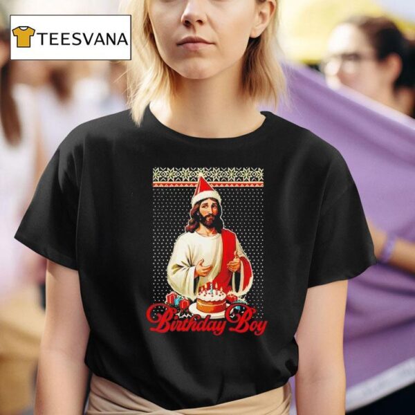 Jesus Birthday Boy Christmas T Shirt