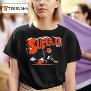 Joe Burrow Superjoe Throw Cincinnati Bengals T Shirt