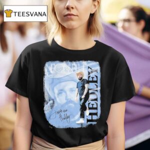 Joshua Hedley Neon Blue T Shirt