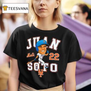 Juan Soto New York Mets Baseball Caricature T Shirt