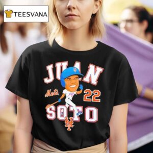 Juan Soto New York Mets Hometown Caricature T Shirt