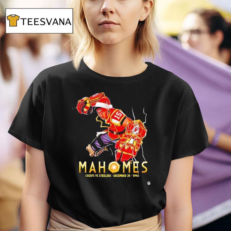 Kansas City Chiefs Vs Pittsburgh Slers Matchup Patrick Mahomes Arcane Character Vi Nfl Christmas Game On December Th T Shirt