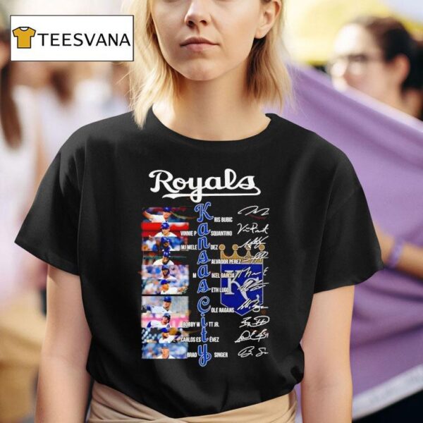 Kansas City Royals Signatures Team T Shirt