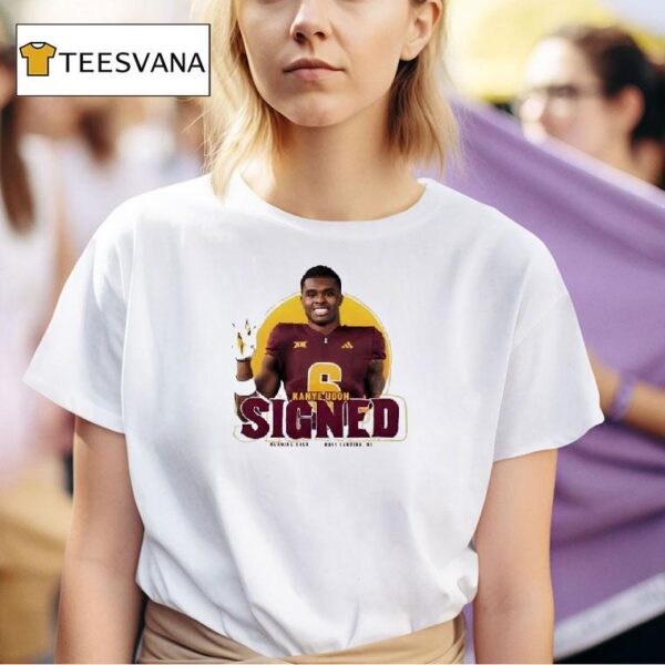Kanye Udoh Signed Running Back Mays Landing Nj T Shirt