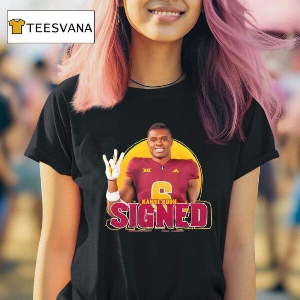 Kanye Udoh Signned Running Back Mays Landing Nj New T Shirt