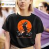 Katana Tiger Joe Burrow Japanese Katana Swords For Christmas In T Shirt