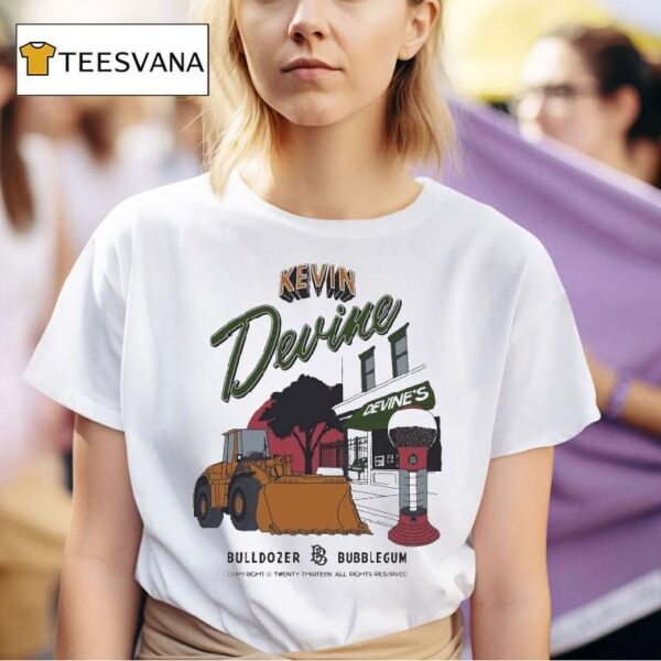 Kevin Devine Bubbledozer Bubblegum T Shirt