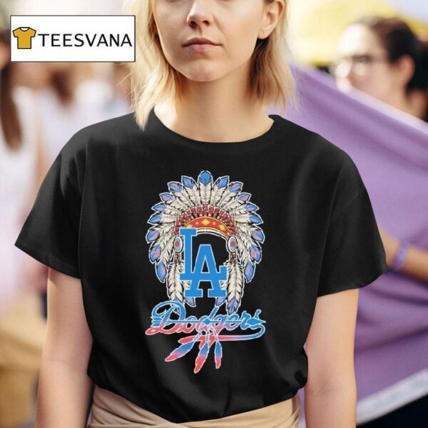 Los Angeles Dodgers X Native American T Shirt